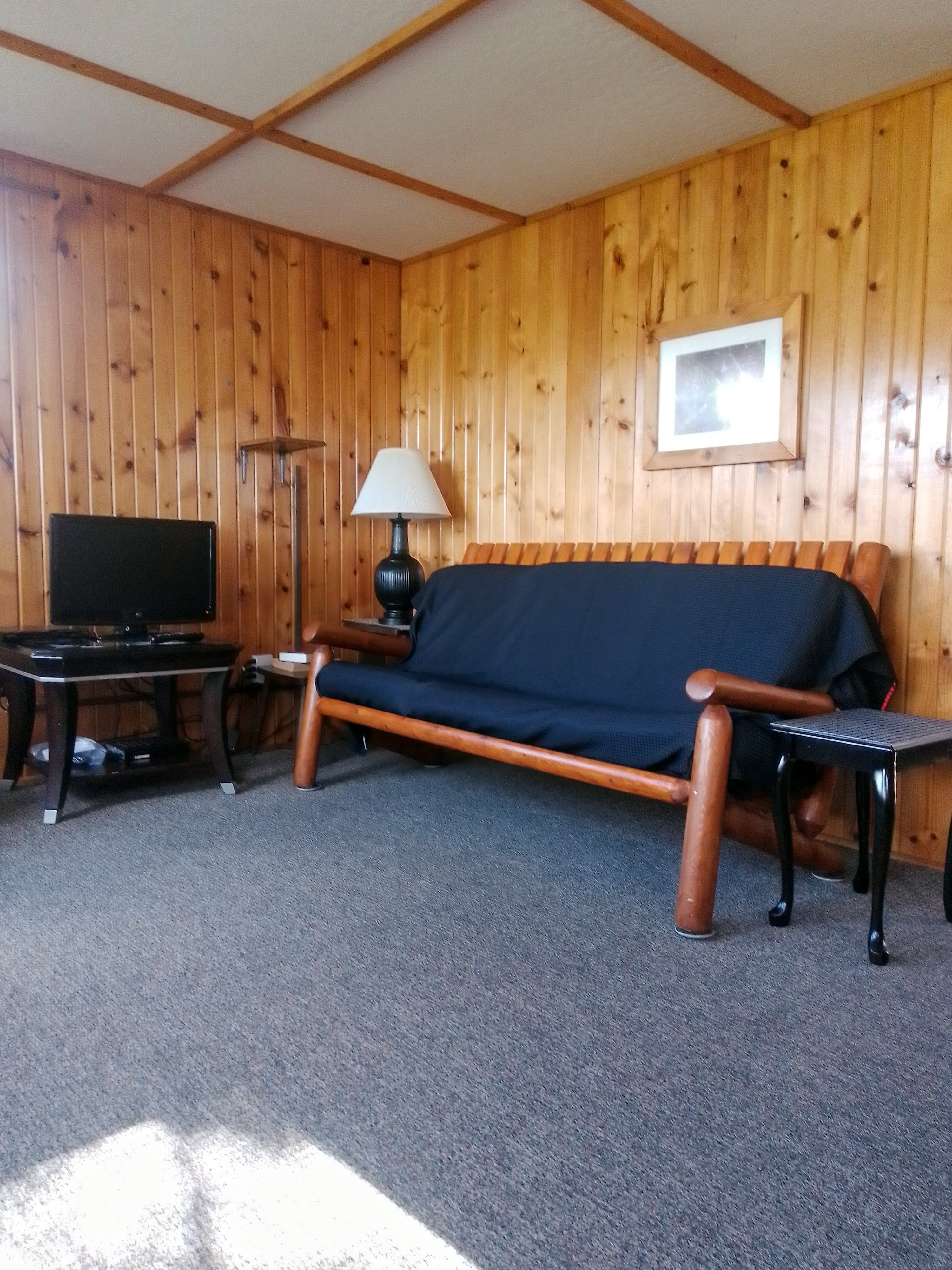 Cabin 5 Log Couch Area